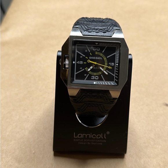 Diesel Accessories Mens Diesels Black Square Watch Poshmark